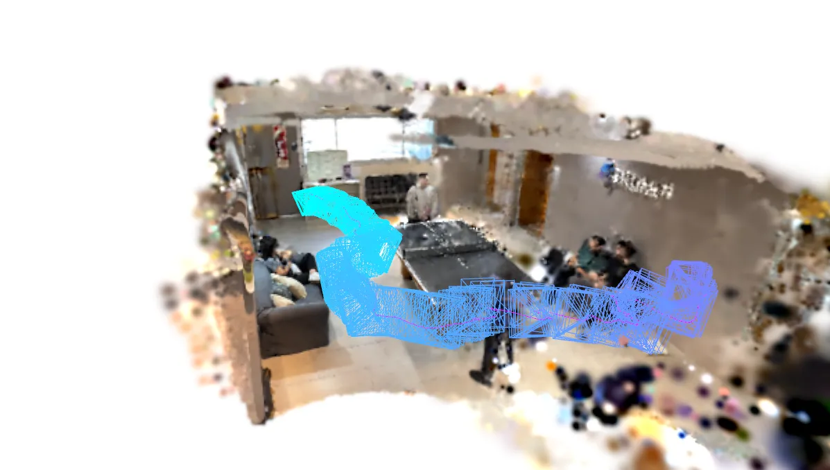 Pool table SplaTAM output